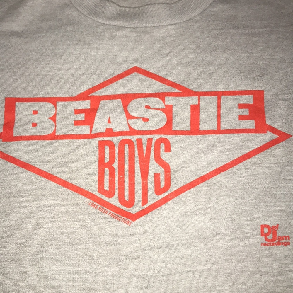 Vintage Beastie Boys Shirt 1986 concert shirt